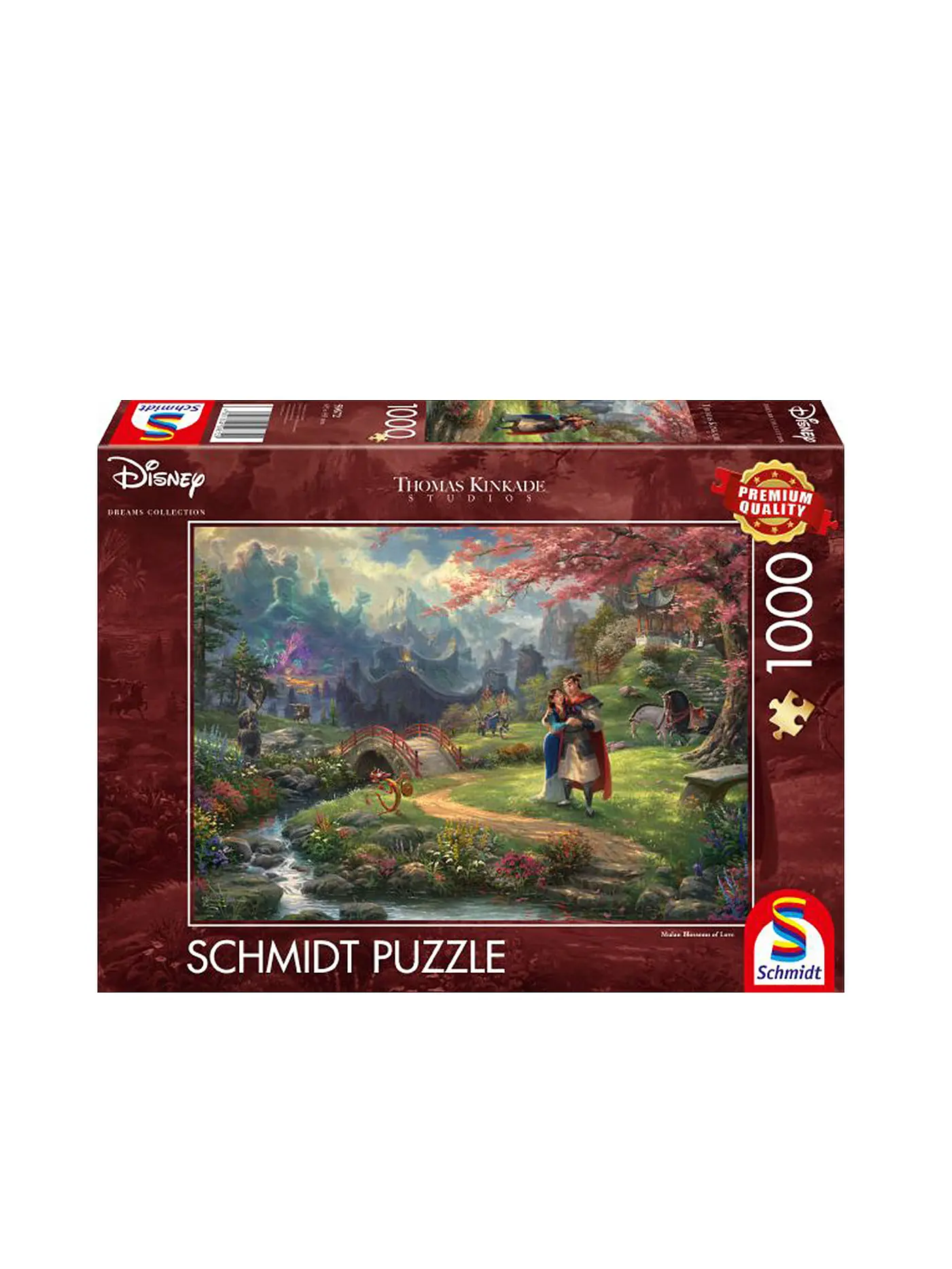 SCHMIDT-SPIELE | Puzzle - Thomas Kinkade Studios: Disney Dreams Collection - Mulan 1000 Teile | 
